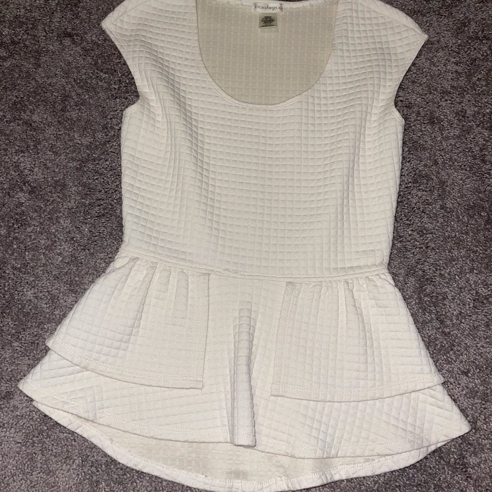 Love on a hanger Waffled Blouse size xs WORN ONCE